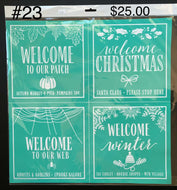 Halloween and Christmas Silk Screen