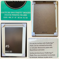 Sylvie White Frame w/ Black chalk insert