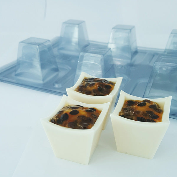 3 pc  Square Mousse Cup   NEW
