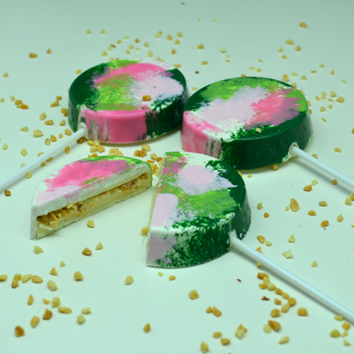 3 pc   ROUND fillable LOLLY.