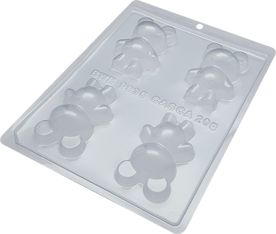 3 pc Mold | Geometric Bear | Bear | Teddy Bear | 3D Mold