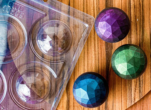 3 pc mold 60 mm Diamond Sphere