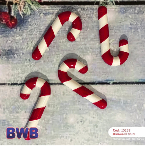 3 pc mold.  Candy Cane
